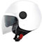 Scotland Motorcycle Dept Casco doppia visiera 120013LUX BIANCO LUCIDO-M