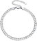 Silvora Bracelet de Pied Argent 925 Chaine Cheville Cuabin 5mm Femme Personnaliser Gros Epais Graver Bracelet Maille de Cheville Fille 22cm