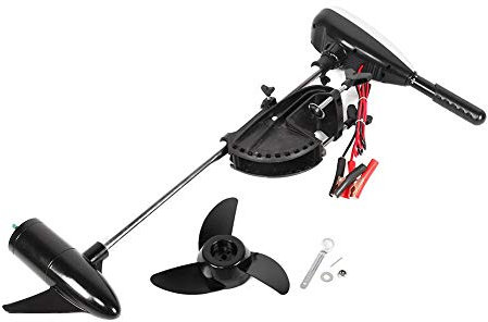Akozon Kajak-Trolling-Motorhalterung, 12V 28lbs Brushed MultiGear Elektrische Halterung Trolling-Motor Troller-Montagehalterung mit Prler Kompatibel mit Schlauchboot für Trolling-Motorhalterung Trolli