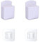 2Pack Wall Remote Control Holder Adhesive,Self-Adhesive Wall Mount Air Conditioner TV Remote Control Bracket,Office Home School Use