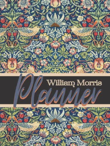 Strawberry Thief William Morris 12 Month Undated Dailey Planner: Daily & Monthly | Goals | Budget & Finance Pages