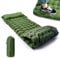 ESMART Isomatte selbstaufblasend faltbar mit Kopfkissen und Fußpumpe, Dicke wasserdichte Isomatte kleines packmaß ultraleichte Isomatte für Camping Outdoor Reisen Wandern Beach Tent-grün