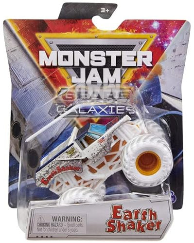 Monster Jam S Earth Shaker, engranajes y galaxias (escala 1:64)