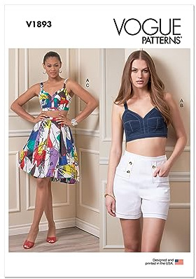 Vogue Patterns V1893A5 Misses Sportswear A5 (6-8-10-12-14)