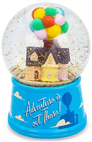 Disney und Pixar Up House beleuchtete Schneekugel mit wirbelndem Glitzer-Ausstellungsstück, 15,2 cm hoch