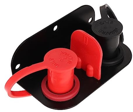 Car Remote Battery Terminals, M10x2 Battery Jump Post Relocation Kit Charging Tool for UTV ATV Trucks RV Tractor Mower Boat