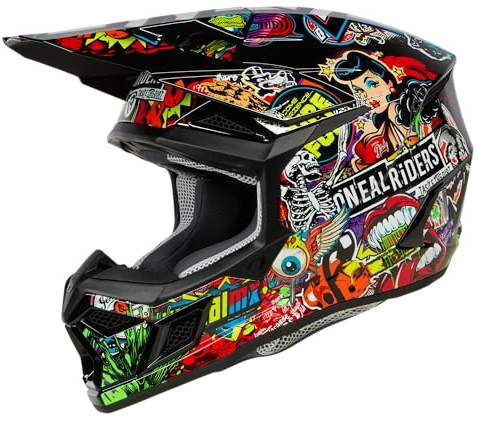 O'Neal 3 SRS Adult Helmet Crank Multi Large
