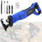 Reciprocating Saw Electric Hand Saw, Wood Metal Cutter, 900W Sabre Saw, Scorpion Saw with 5 Blades for Wood Metal PVC Variable Speed Reciprocating Saw, Adjustable Swivel Shoe and Quick-Change Knife