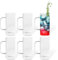 7 O'CLOCK Gläser 6er Set | Design Vintage Square Mug Kuba | Trinkgläser Eiskaffeegläser Cocktailgläser Longdrinkgläser Wasser Tee Kaffee Saft | Spülmaschinenfest langlebig | 350ml