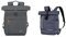 Travelite Handgepäck Rucksack mit Laptop Fach 15 & BASICS Rucksack aus wasserfestem Material, Schulrucksack aus Polyester mit Reflektoren + Roll-Up Verschluss, 400g, 48 cm, 19 Liter