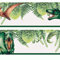 Sunnywall® Wandbordüre Bordüre -Dinosaurier T-Rex einzigartiges Design | Baby- Kinderzimmer Dekoration | hochwertiges Tapetenvlies | 400 x 12 cm