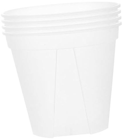 Parliky 4stücke Klarer Kunststoff Pflanztopf Für Sukkulenten Blumenübertopf Für Garten Und Wohnzimmer Langlebiger Topf Für Pflanzen Und Blumen