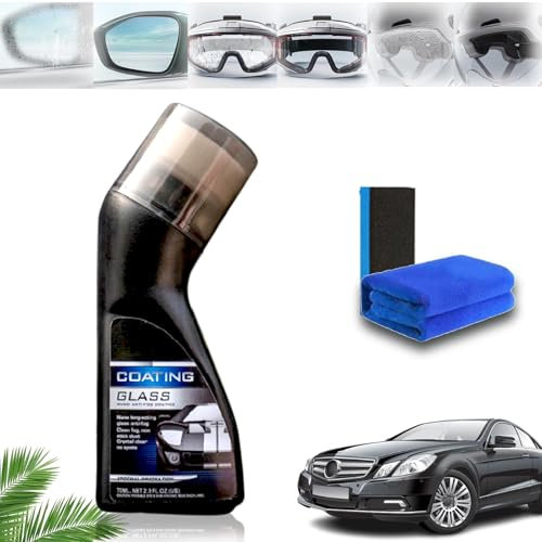 Transactione Micro-Molecular Anti-Fog Coating Agent Wiper, Magic Gem-Beschichtung für Glas, Antibeschlag-Windschutzscheibe, Auto-Entnebelung für Windschutzscheibe, Fenster (1 Stück)