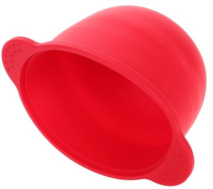 FRCOLOR Pot Chauffe-cire Silicone Rouge Doublure Chauffante Pour Cire Épilation Bol Silicone Pour Masques Faciaux Et Cire Dure