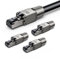 UGREEN Lot de 4 Cat 7 Connecteur RJ45 Ethernet Réseau Embout Fiche 10Gbps Installation sans Outil AWG 22-24