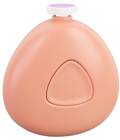 Nagellack -Trim -Kit, Elektrische Säuglingsnagelschneider Einfach zu Verwendend zu Verwendendem Kratzfestem Niedrigem Rauschen mit 6 Schleifköpfen für die Familie (Orange rot)