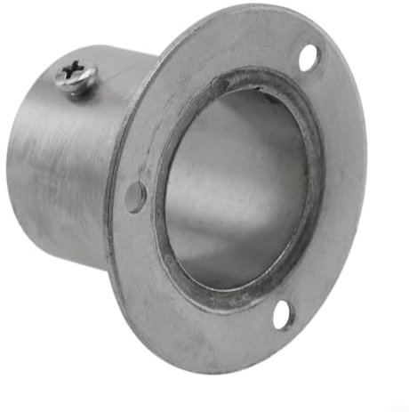 Jonikuper Brida de acero inoxidable Conexión de brida Anclaje de pared Brida de pared Soporte de montaje de tubería para uso en interiores y exteriores con función de bloqueo de tornillo (32 mm)