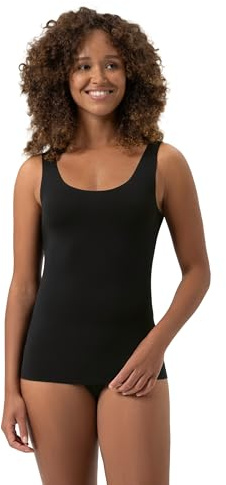 Mey Damen Top: Breite Träger, Extra Flache Nähte, geklebt, Atmungsaktiv, Angenehmes Tragegefühl, Serie Simply Better Invisibles