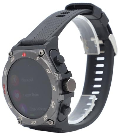 2 in 1 Orologio Sportivo Earphone Elegante Design Pratico per Amanti della Musica e Individui Attivi (Black)