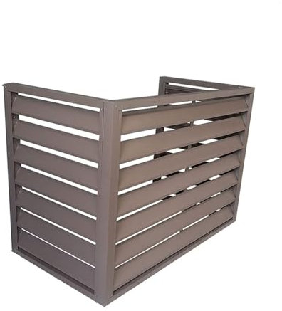 CVERTHAF Mini Cubierta Dividida para Unidades Exteriores, mosquiteras para Botes de Basura, Cerca para Aire Acondicionado, Resistente y Duradera, con reducción de Ruido, Ideal para Jardines, Balcones