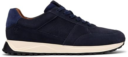 Clarks Premium Unisex Radwell Tie Sandal, Navy Suede, 43 EU