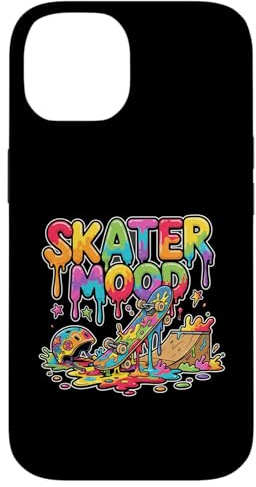 Skater Mood Buntes Skateboard Streetstyle Szene Hülle für iPhone 14