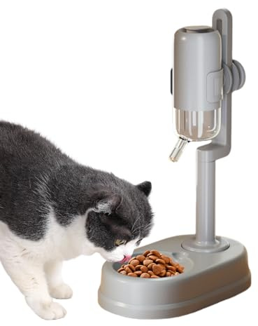 Distributeur automatique d'eau pour animaux de compagnie | Bouteille réglable en hauteur,avec distributeur D eau 750 ml réglable en hauteur pour animaux, pour petite taille comme hamster, lapin