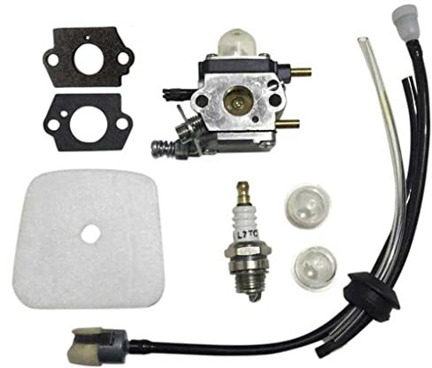 HURI C1U-K54A Carburateur et Filtre à Air Bougie d'allumage Tuyau pour Motobineuse Echo Mantis TC-210 TC-210i TC-2100 SV-6 SV-5H/2 SV-5C SV-4B LHD-1700 HC-1500