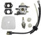 HURI C1U-K54A Carburateur et Filtre à Air Bougie d'allumage Tuyau pour Motobineuse Echo Mantis TC-210 TC-210i TC-2100 SV-6 SV-5H/2 SV-5C SV-4B LHD-1700 HC-1500