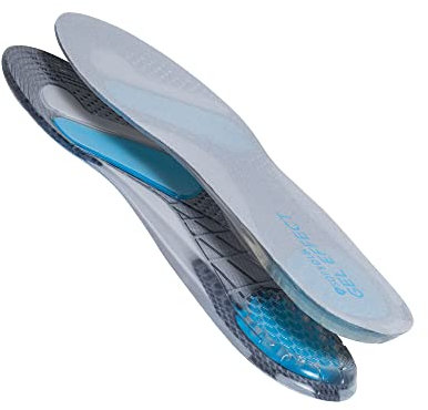 Sof Sole Gel Effect Insole - Léger, rembourré, respirant - idéal pour les pieds sensibles ou fatigués, ajustement adaptable à chaque chaussure