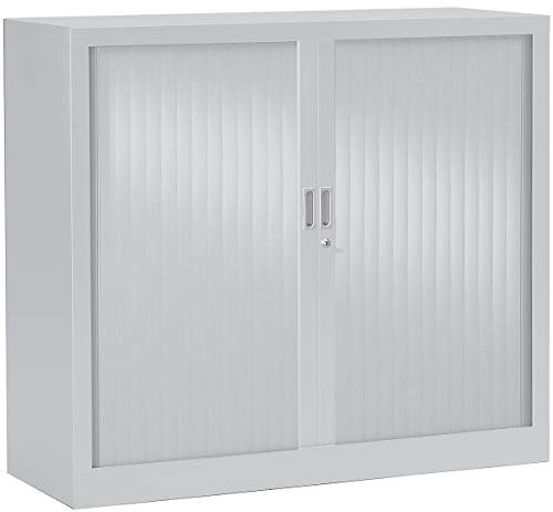 Pierre Henry | Armoire à Rideaux 100 x 120 x 43 cm | Gris Clair