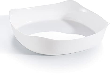 Plat de cuisson blanc 29 x 29 cm Smart Cuisine Carine
