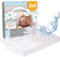 Bisoo Spannbettlaken Beistellbett wasserdichte 50x80 / 50x83 - Spannbettlaken Matratzenschoner 100% Baumwolljersey Öko-Tex - Kompatibel Chicco Next2me Kinderkraft Maxi Cosi - 1 Stück Weiß