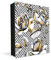 Concept Crystal Schlüsselbox und magnetisches Whiteboard K08 Gold Rosenblüten