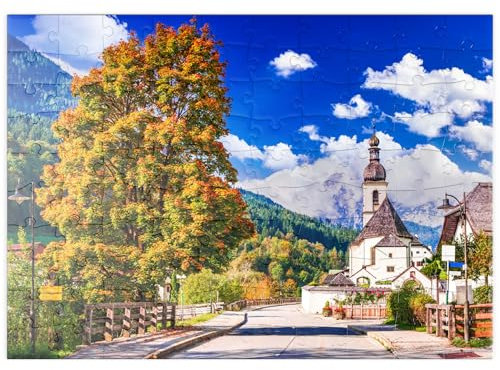 MyPuzzle Ramsau in Berchtesgaden, Deutschland - Premium 100 Teile Puzzle - MyPuzzle Sonderkollektion von Puzzle Galaxy