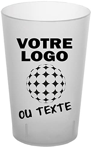 STYLX DESIGN WWW STYLX DESIGN.COM Gobelets réutilisables et personnalisables 33cl type eco cup avec votre logo imprimé en 1 couleur (2000)