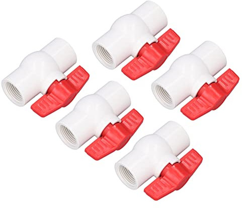 Vanne à Boisseau SphéRique, Vanne à Boisseau SphéRique D'alimentation en Eau à Poignée en T en PVC pour Piscine (32mm)