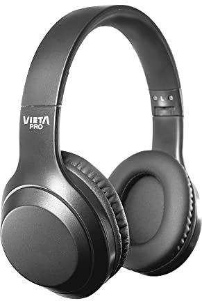 Vieta Pro Auricular Diadema Silence 2, Bluetooth 5.3, cancelación Activa de Ruido, Entrada Aux-in, micrófono Incluido, función Dual Pairing, Diadema Ajustable. Batería de hasta 40 Horas.