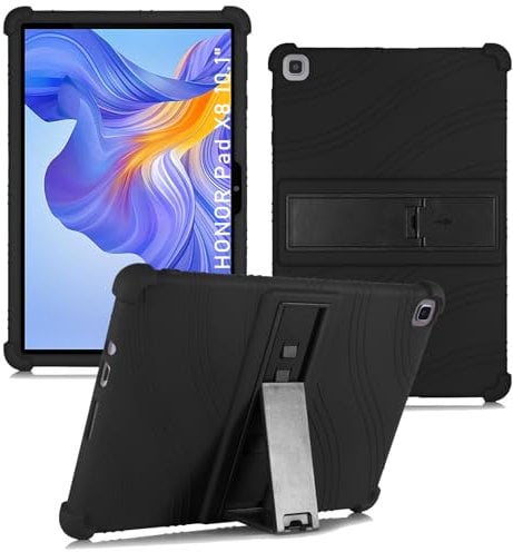 Case for Honor Pad X8 10.1Inch 2023,XLTTONG PC Holder Tablet Silicone Case,Anti-drop for Huawei MatePad T10 2020-Black