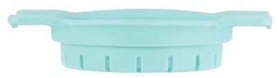 Farberware Colador de latas, para colar rápida y fácilmente pasta, frutas, verduras, jugos, atún y más, se adapta a la mayoría de latas estándar, apto para lavavajillas, Aqua Sky