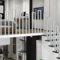 Garde Corps Escalier, Rampe Escalier Intérieur en Forme de U, Garde Corps Exterieur, Main Courante pour Escalier pour Villas, Balcons, Couloirs (Blanc, 35cm)