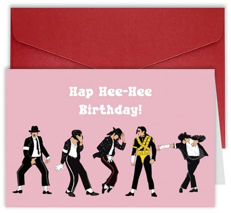 Bhiosng Lustige Geburtstagskarte, Happy Birthday Karte Geschenk für Tänzerinnen Frauen Männer, inspirierte Geburtstagskarte, Geburtstags-Merch, Hip-Hop-Geburtstagsgeschenk für Vater, Mutter,