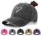 HeyCaps Pferdeschwanz Baseball Cap Damen Verstellbare Baseballkappe Vintage Mützen Sonnenschutz Basecap Mit Zopf Loch für Sommer Sport