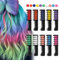 10 Stück Haarkreide Kamm, Haarkreide für Mädchen Set, Temporäre Haarfarbe Kreide Kamm, Abwaschbar und Sicher, Haartönung Hair Chalk für Karneval, Halloween & Weihnachten Party