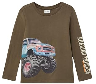 s.Oliver Longsleeve mit großem Silikon-Print