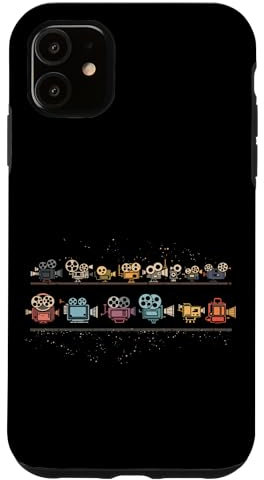 Vintage Movie Cameras Case for iPhone 11