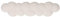 Mtlavishness Cloud Keyboard Wrist Rest Ergonomic Design Soft PU Leather Non Slip Base Suitable For Gaming And Typing Compatible With 60 Percent 65 Percent 75 Percent TKL 96 (Leche blanca)