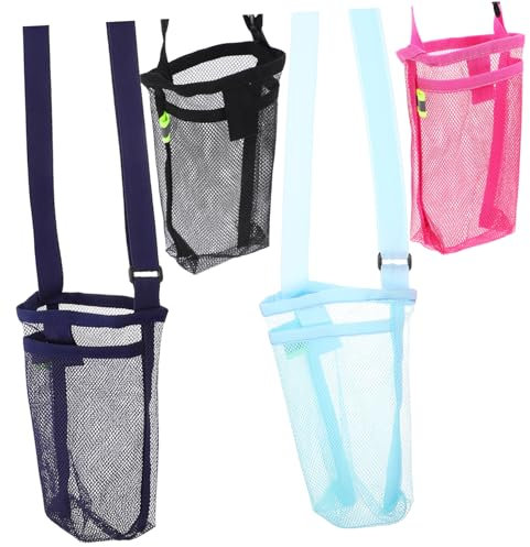POPETPOP 4pezzi Cinturino in Rete per Bollitore Borsa Protettiva per Bottiglia d Acqua Borsa Rete Traspirante per Bollitore Comoda Custodia per Bottiglia Resistente all Usura per Appeso