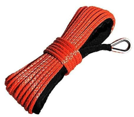 Cordon D'alimentation - Corde De Câble De Ligne De Treuil Synthétique, Cordon De Remorquage Lourd | Corde De Tirage À Caravanes Haute Capacité Pour Les Camions De Bateaux De Voitures, Ligne De Récupér