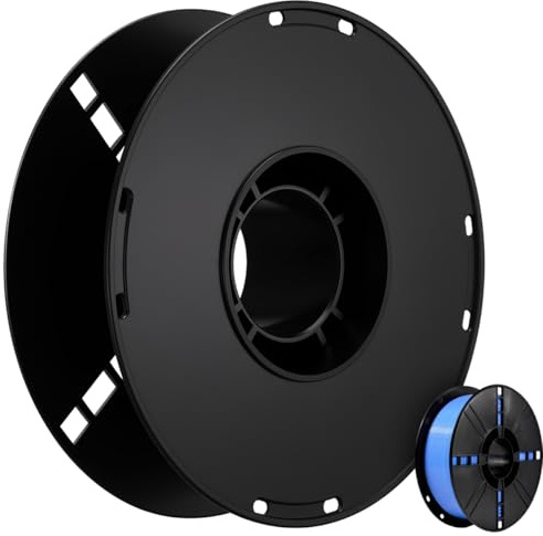 Sewroro Plastic Cord Storage Reel, Cable Reel Organizer for Extension Cords, Black Portable Cable Storage Wheel Spool for Camping and Rv Use